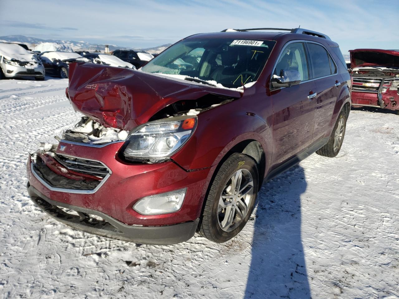 Photo 2 from auction – 2016 CHEVROLET EQUINOX LT with VIN 2GNFLGE39G6347526