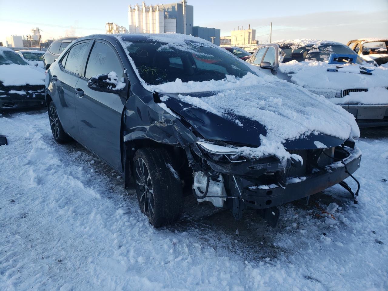 TOYOTA COROLLA 2017 with VIN 2T1BURHE1HC851629 - Photo from auction