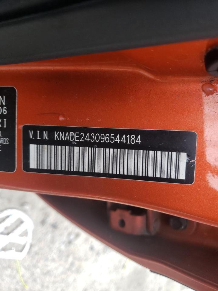 Photo 10 from auction – 2009 KIA RIO 5 SX with VIN KNADE243096544184