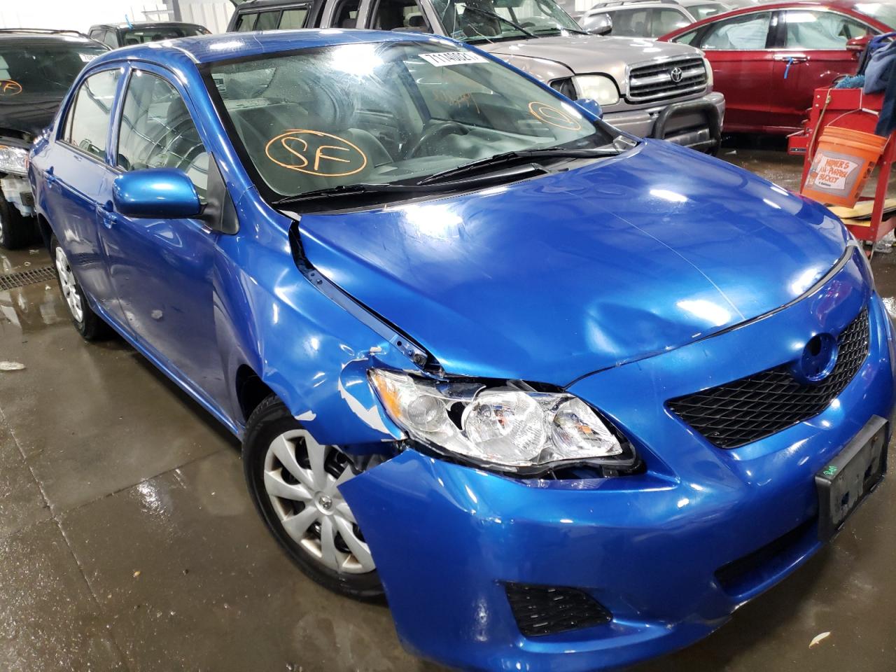 TOYOTA COROLLA BA 2010 with VIN 1NXBU4EE9AZ278331 - Photo from auction