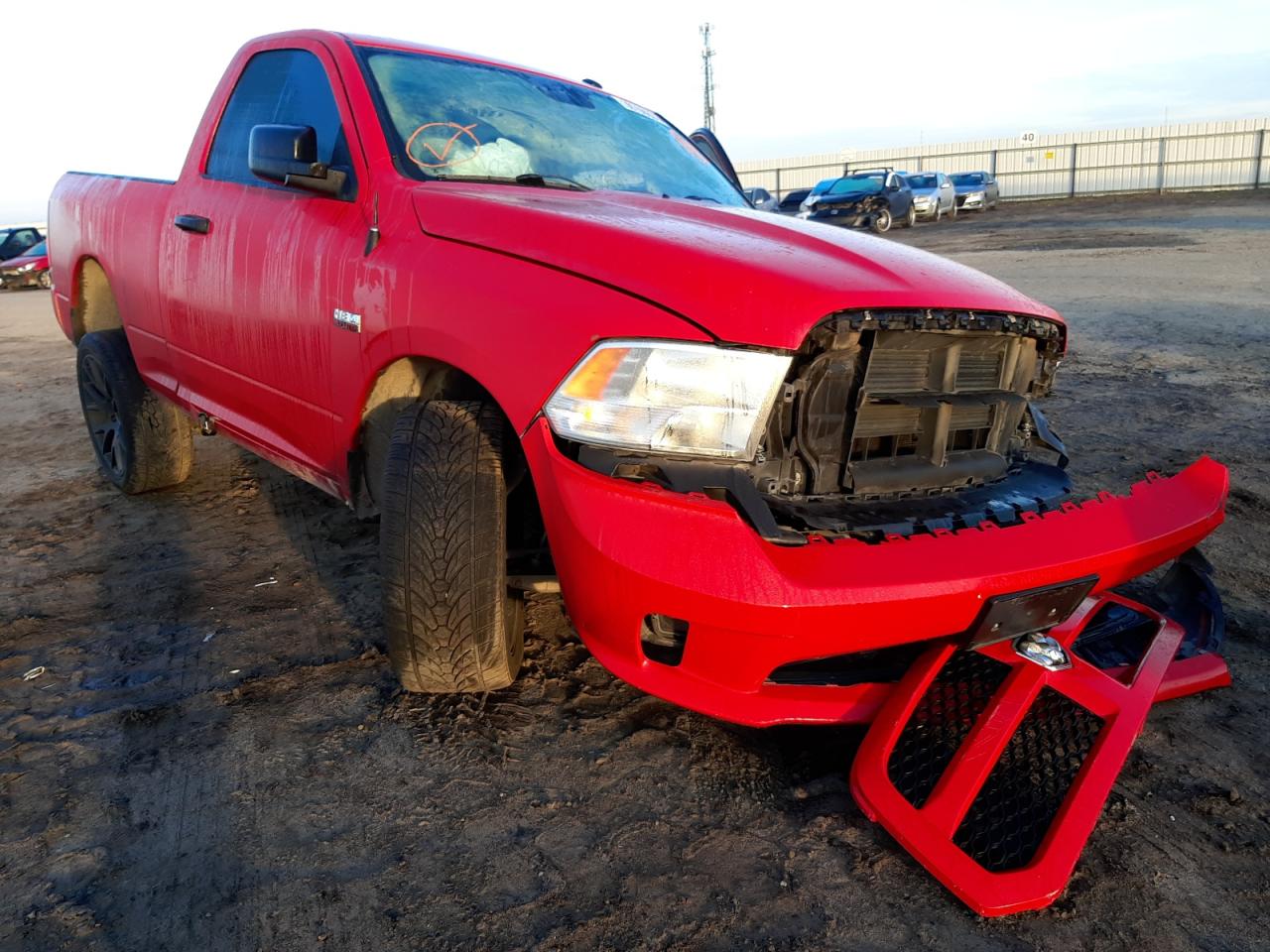 RAM 1500 ST 2018 with VIN 3C6JR6AT3JG157838 - Photo from auction
