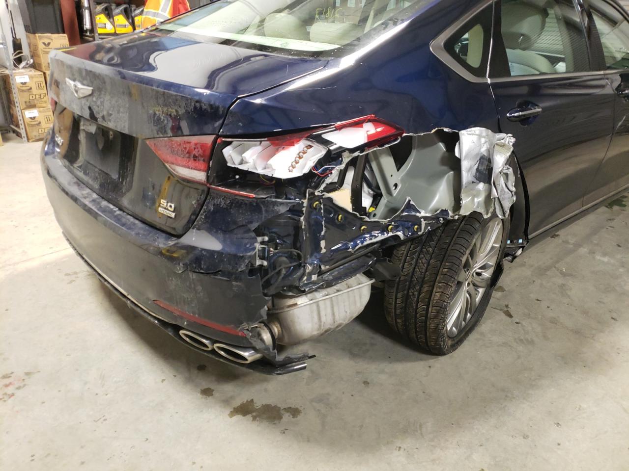 Photo 9 from auction – 2018 GENESIS G80 ULTIMA with VIN KMHGN4JF3JU253944