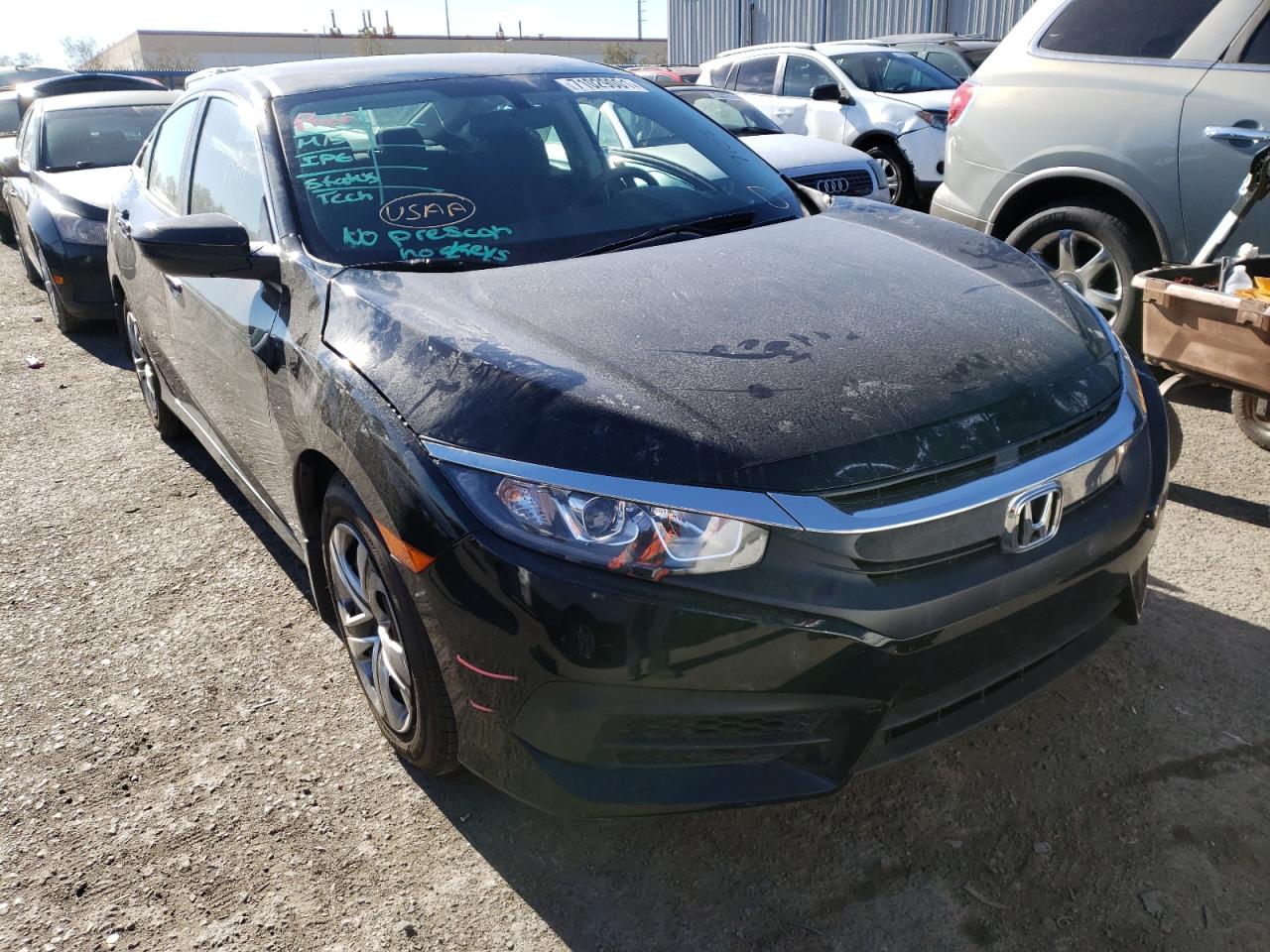 HONDA CIVIC LX 2017 with VIN 19XFC2F54HE057188 - Photo from auction