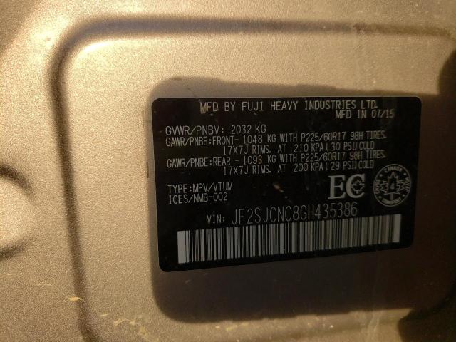 Photo 10 from auction – 2016 SUBARU FORESTER 2 with VIN JF2SJCNC8GH435386