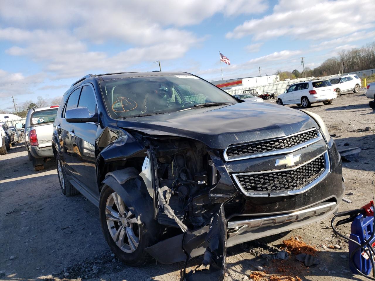 CHEVROLET EQUINOX LT 2013 with VIN 2GNFLGEK5D6378386 - Photo from auction