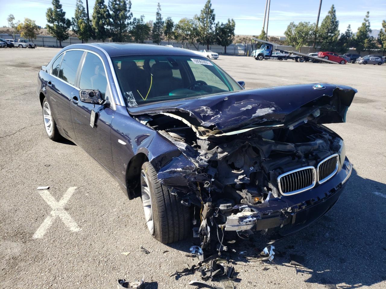 BMW 745 LI 2004 with VIN WBAGN63564DS52261 - Photo from auction