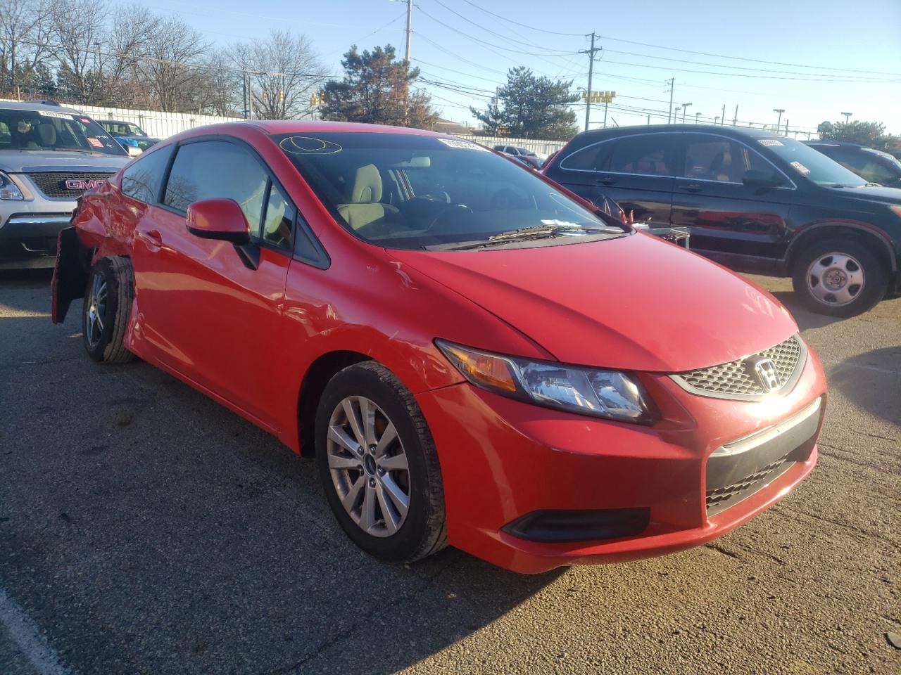 HONDA CIVIC LX 2012 with VIN 2HGFG3B54CH565689 - Photo from auction