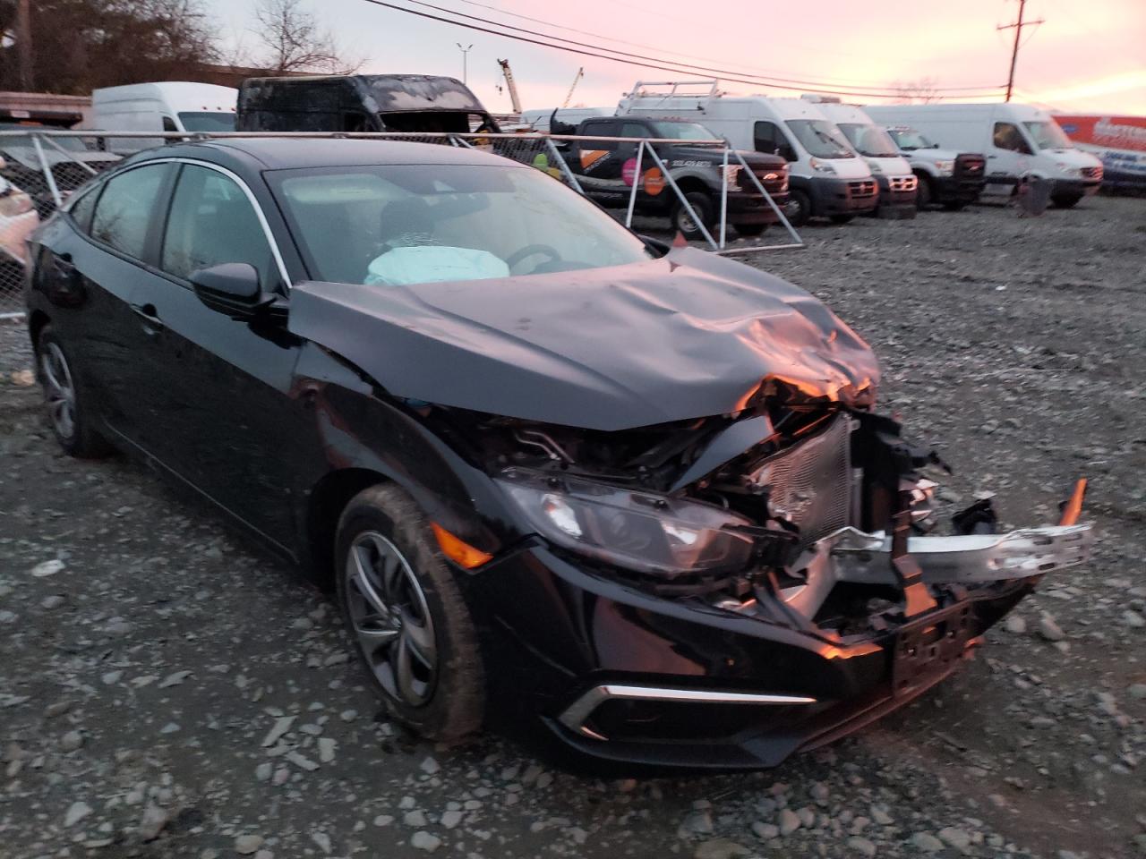 HONDA CIVIC LX 2019 with VIN 2HGFC2F62KH541172 - Photo from auction