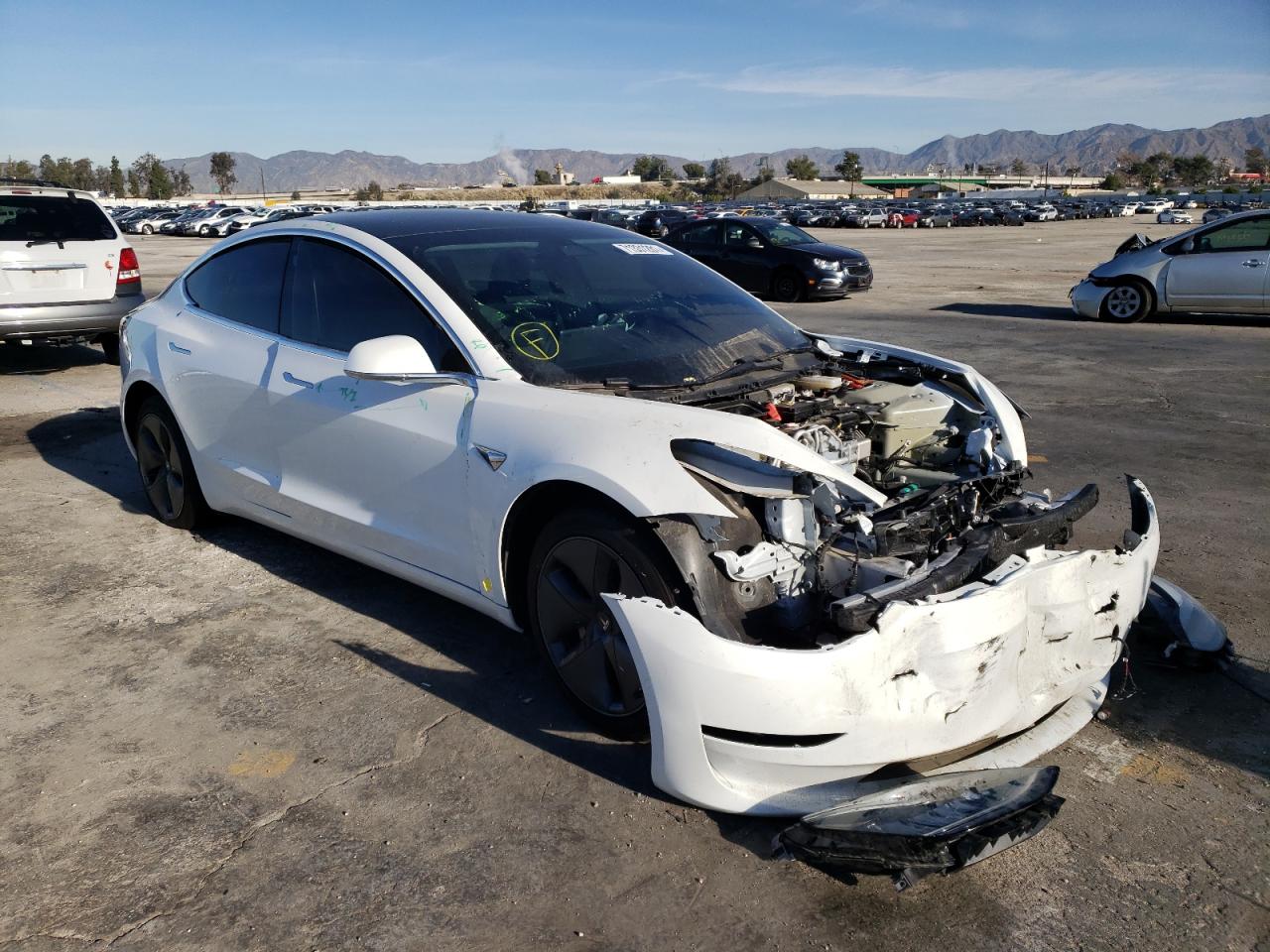 TESLA MODEL 3 2020 with VIN 5YJ3E1EA6LF803827 - Photo from auction