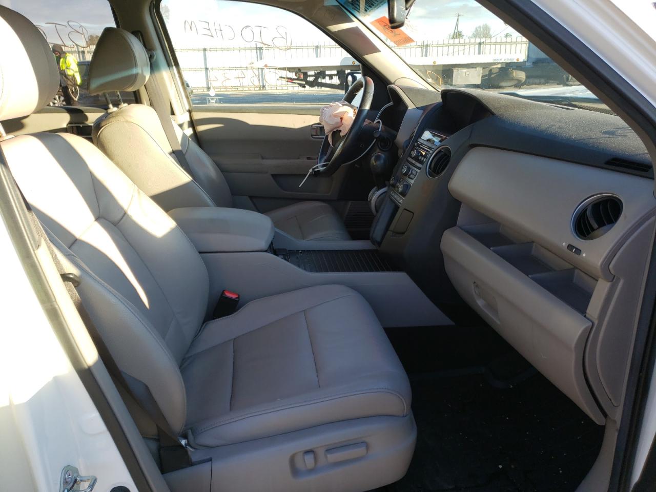 Photo 5 from auction – 2012 HONDA PILOT EXL with VIN 5FNYF4H55CB084038