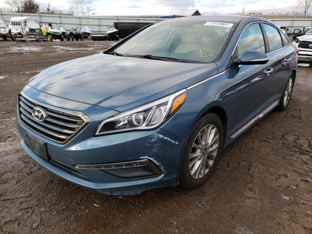 Photo 2 from auction – 2015 HYUNDAI SONATA with VIN 5NPE34AF6FH204028