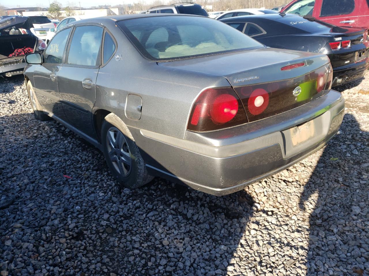 Фото 3 с аукциона – 2005 CHEVROLET IMPALA с VIN 2G1WF52E159191951