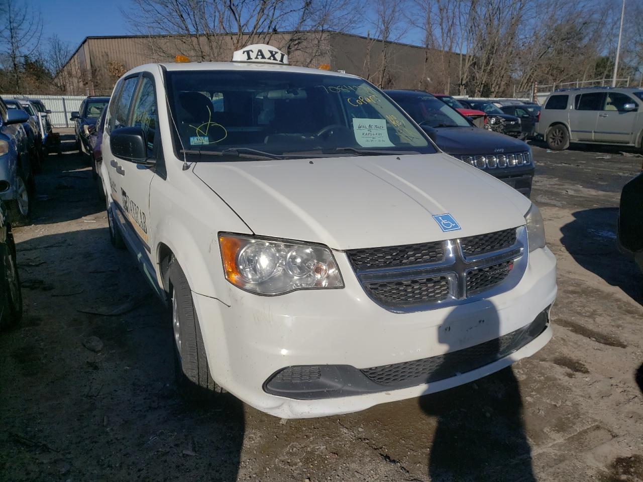 DODGE GRAND CARA 2013 with VIN 2C4RDGBG0DR505921 - Photo from auction