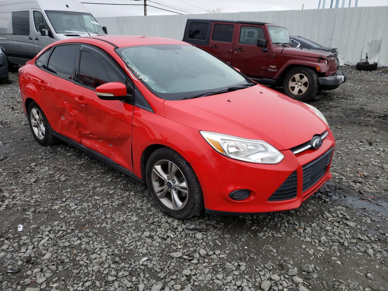 FORD FOCUS SE 2014 with VIN 1FADP3F20EL283552 - Photo from auction