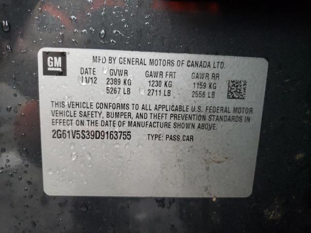 Photo 10 from auction – 2013 CADILLAC XTS PLATIN with VIN 2G61V5S39D9163755