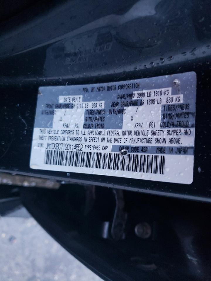 Photo 10 from auction – 2016 MAZDA CX-3 TOURI with VIN JM1DKBC71G0114552