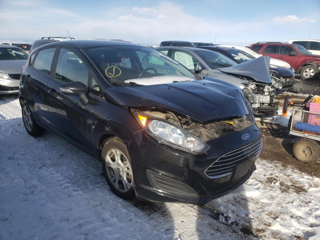 FORD FIESTA SE 2015 with VIN 3FADP4EJ1FM151348 - Photo from auction