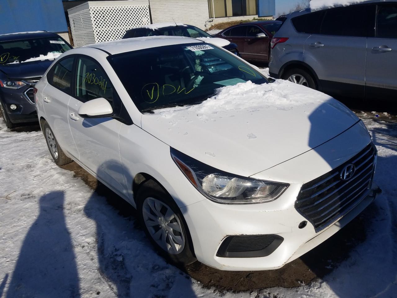 HYUNDAI ACCENT SE 2021 with VIN 3KPC24A64ME144729 - Photo from auction