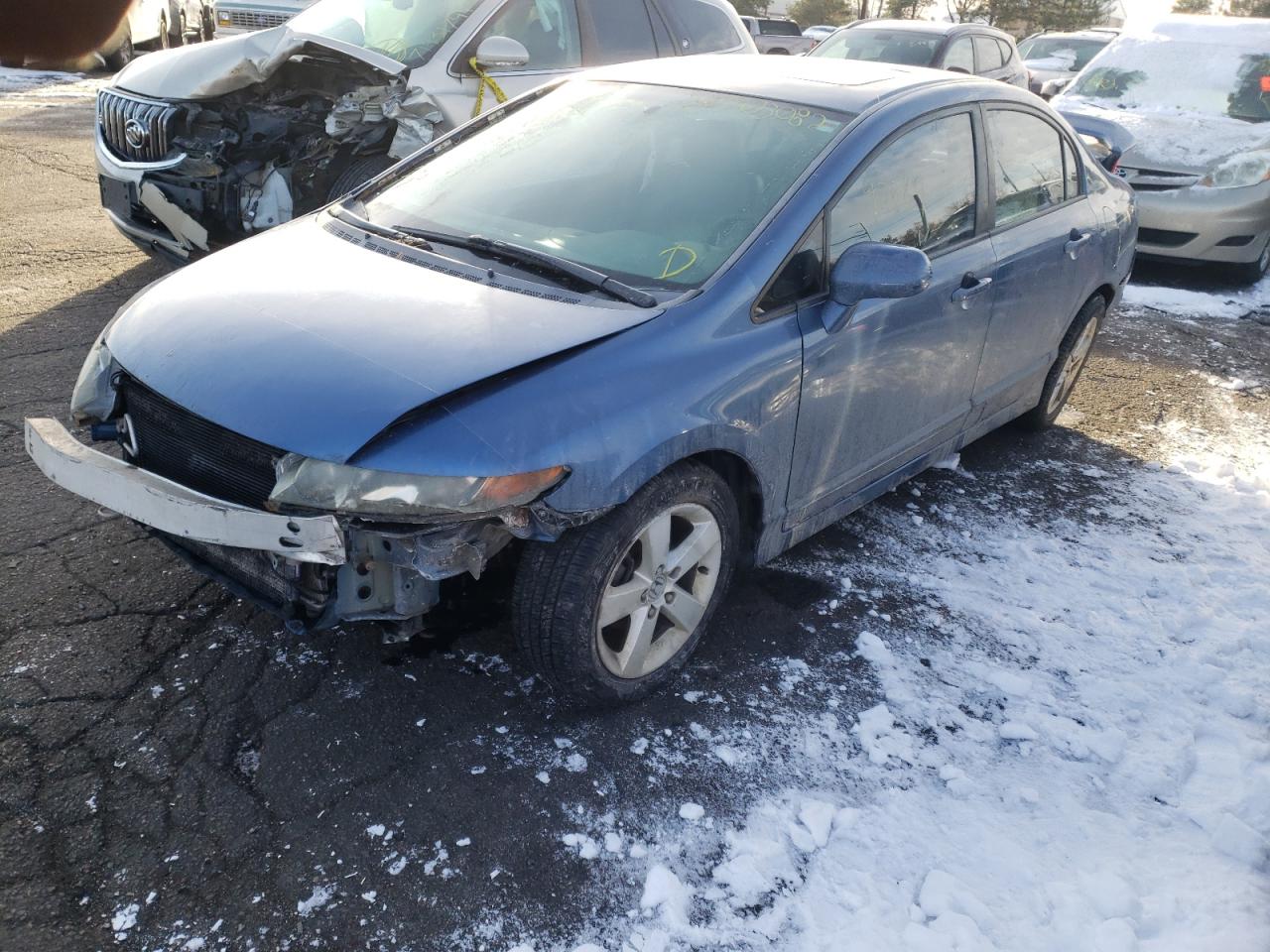 Photo 2 from auction – 2007 HONDA CIVIC EX with VIN 1HGFA16877L104960