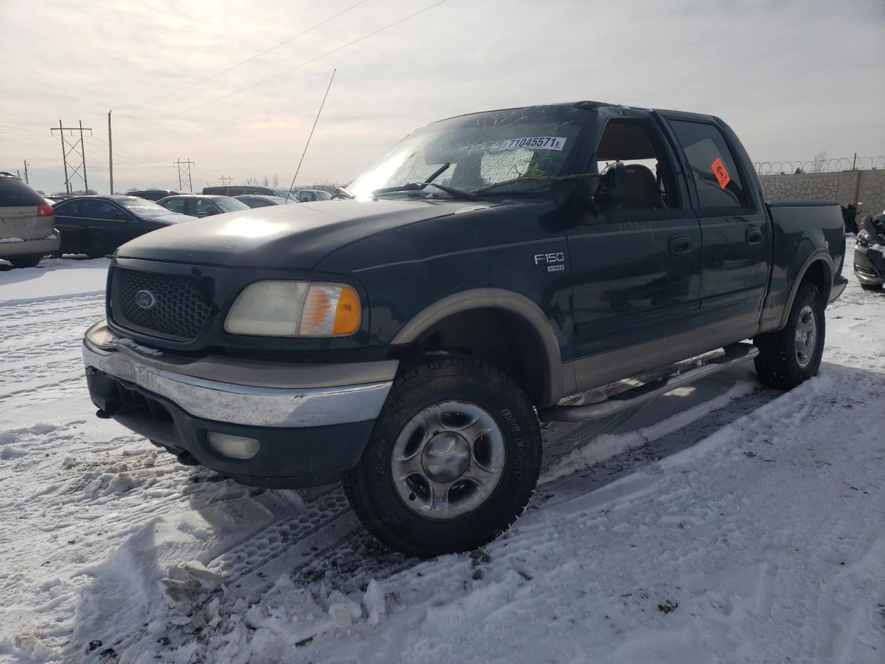 Photo 2 from auction – 2001 FORD F150 SUPER with VIN 1FTRW08L51KE96097