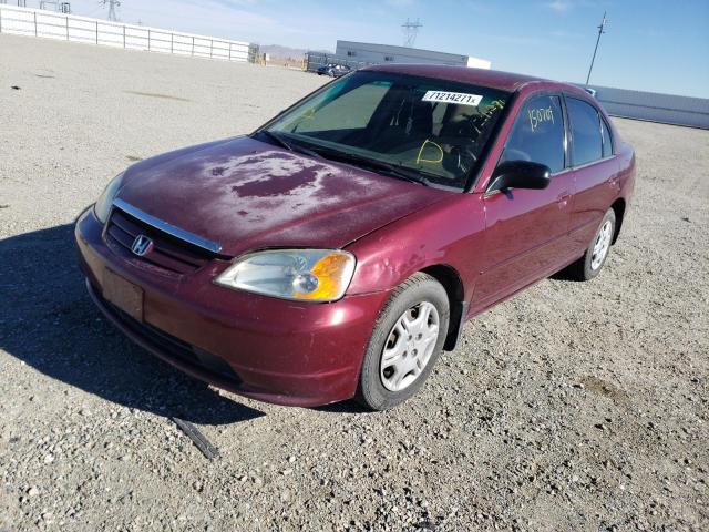 Photo 2 from auction – 2012 HONDA CIVIC with VIN 2HGES16502H520711