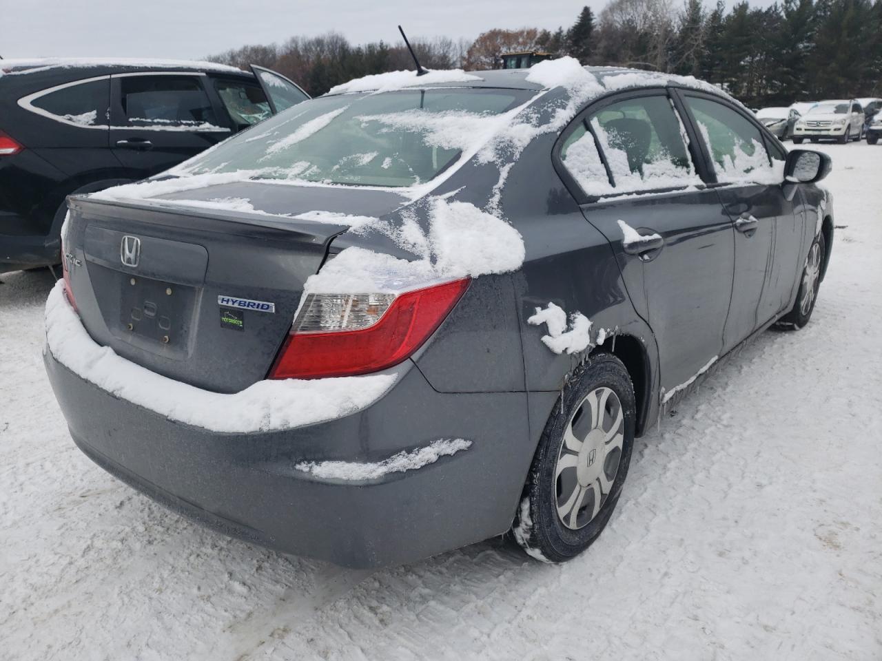 Photo 4 from auction – 2012 HONDA CIVIC with VIN JHMFB4F31CS003171