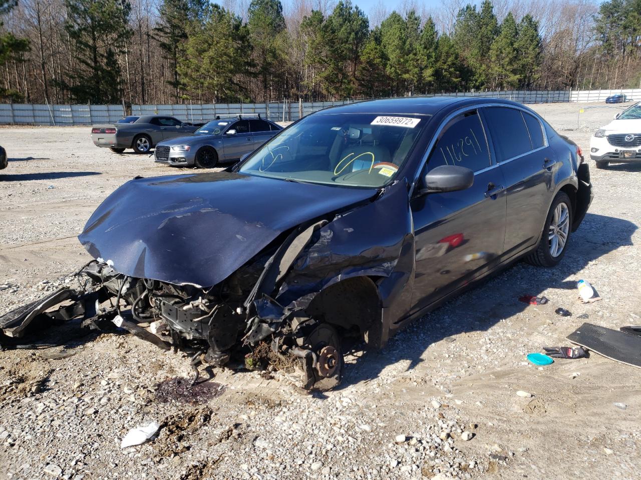 Photo 2 from auction – 2011 INFINITI G25 with VIN JN1DV6AR6BM450298