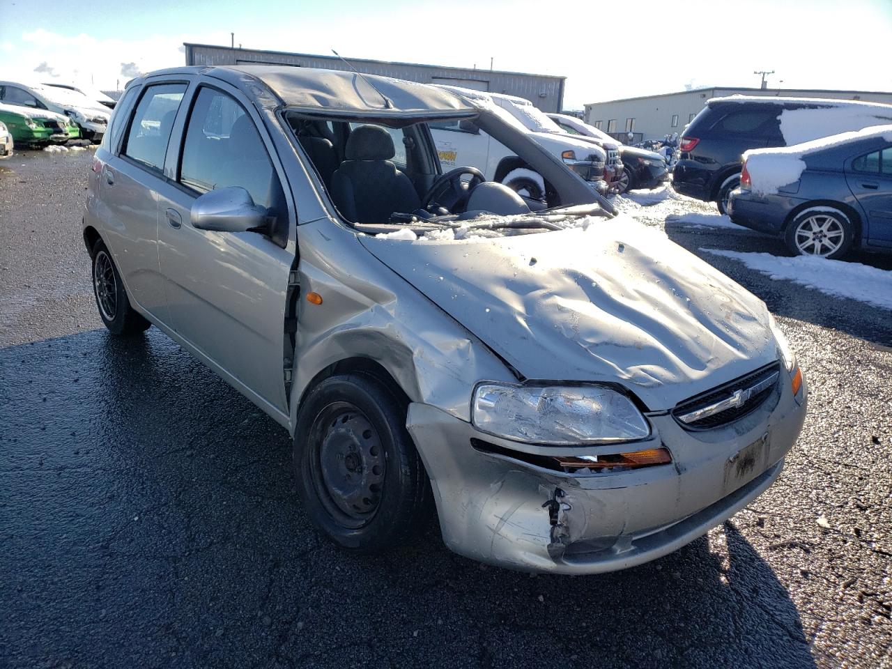 CHEVROLET AVEO 2004 with VIN KL1TD62694B148235 - Photo from auction
