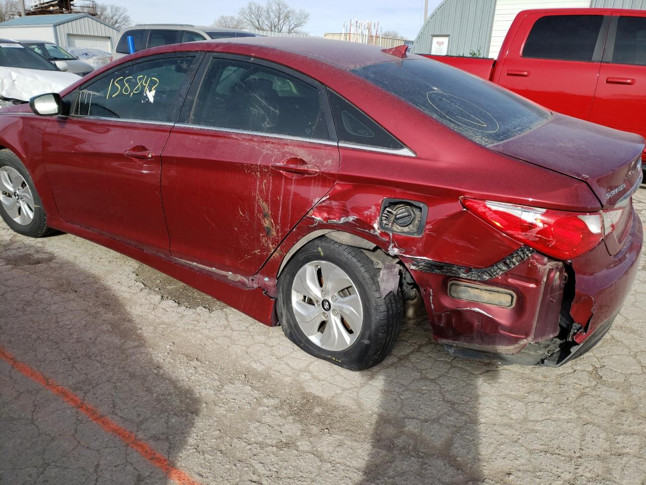Photo 9 from auction – 2014 HYUNDAI SONATA GLS with VIN 5NPEB4AC2EH823197