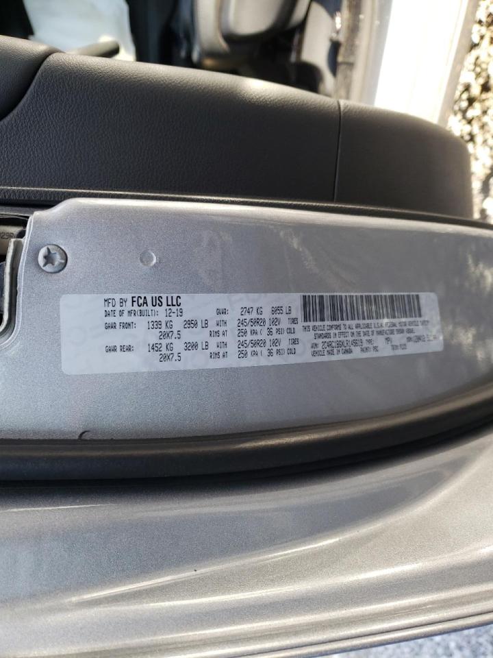 Photo 10 from auction – 2020 CHRYSLER PACIFICA T with VIN 2C4RC1BGXLR145619