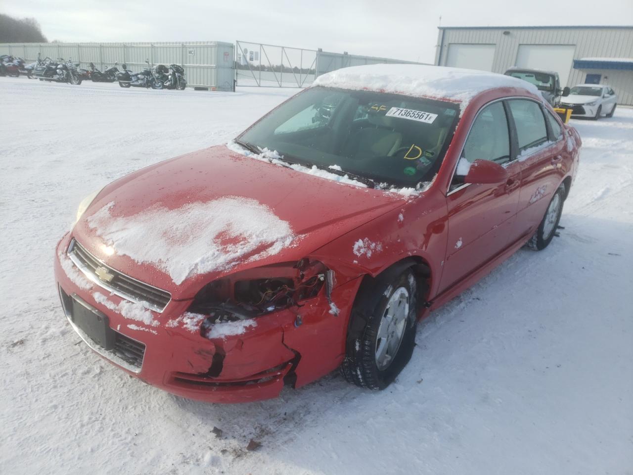 Photo 2 from auction – 2009 CHEVROLET IMPALA 1LT with VIN 2G1WT57N291316669
