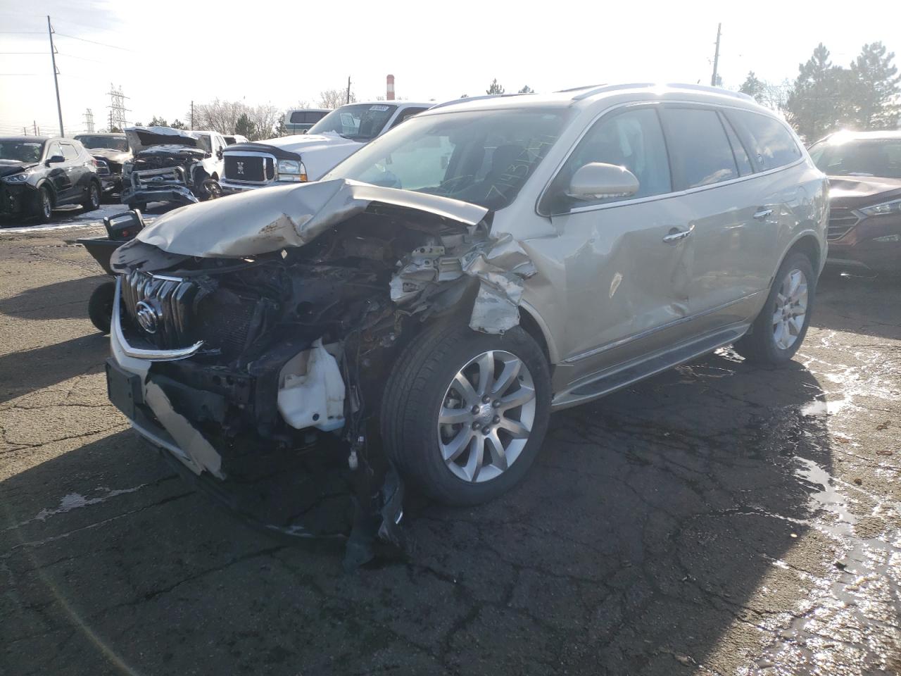 Photo 2 from auction – 2014 BUICK ENCLAVE with VIN 5GAKRCKDXEJ222886