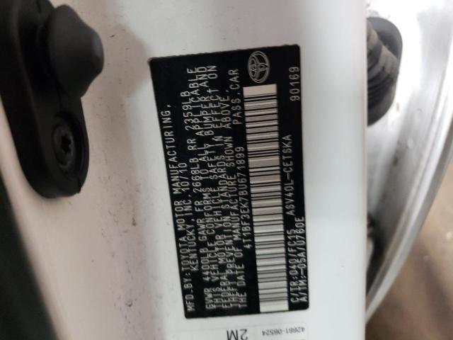 Photo 10 from auction – 2011 TOYOTA CAMRY BASE with VIN 4T1BF3EK7BU671899