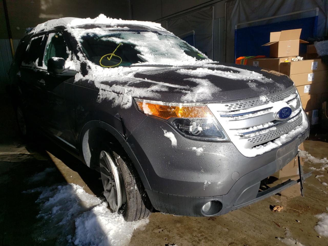 FORD EXPLORER X 2014 with VIN 1FM5K7D85EGB99954 - Photo from auction