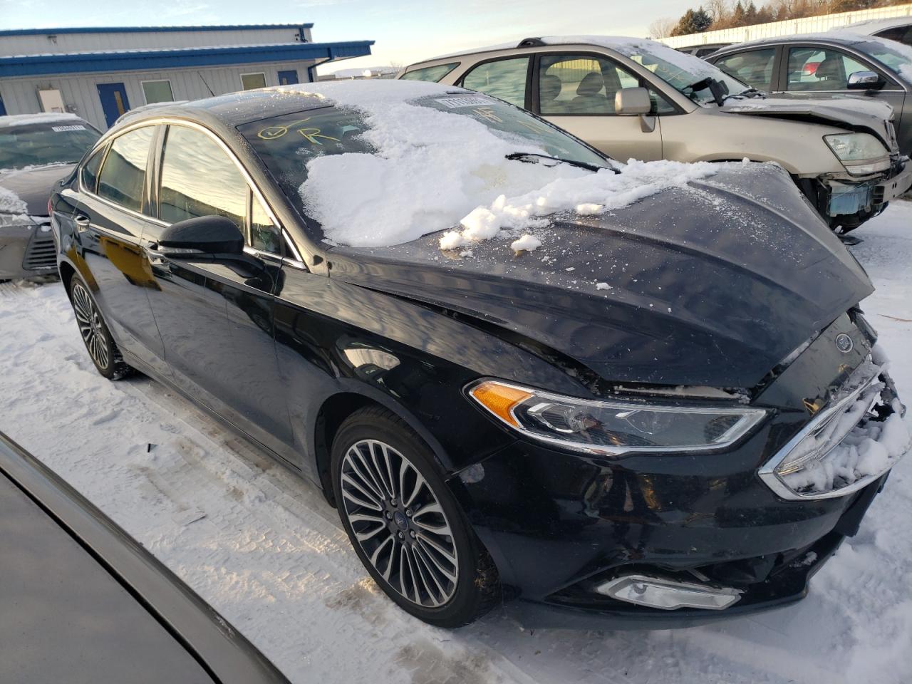 FORD FUSION SE 2017 with VIN 3FA6P0T93HR406307 - Photo from auction
