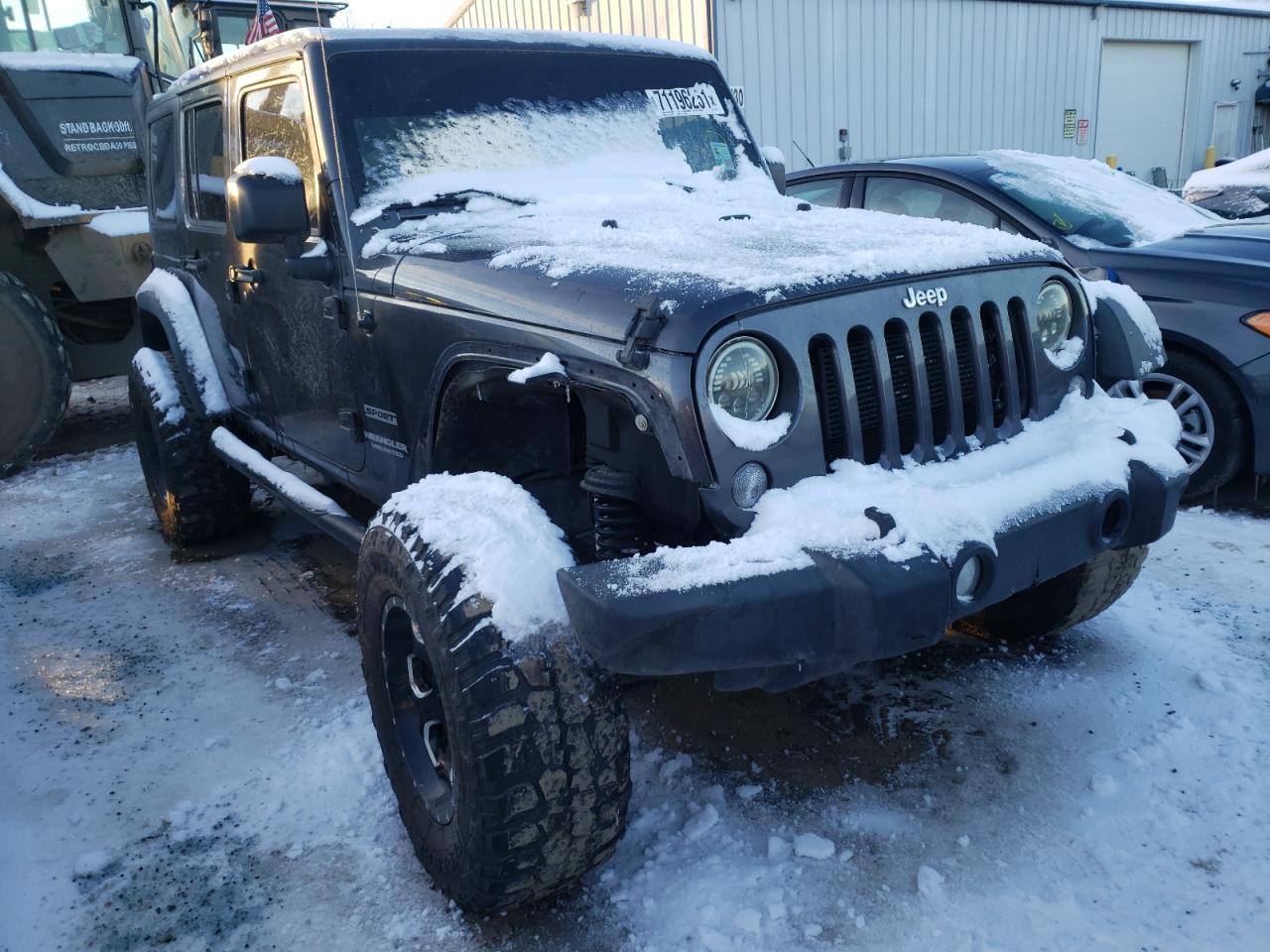 Photo 1 from auction – 2014 JEEP WRANGLER U with VIN 1C4BJWDG0EL299513