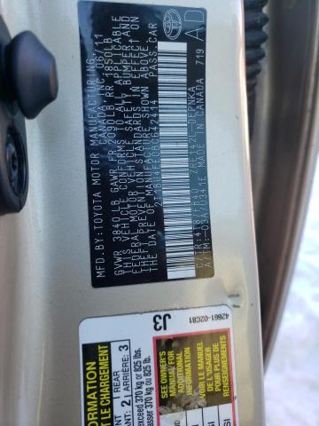 Photo 10 from auction – 2011 TOYOTA COROLLA BA with VIN 2T1BU4EE0BC642414