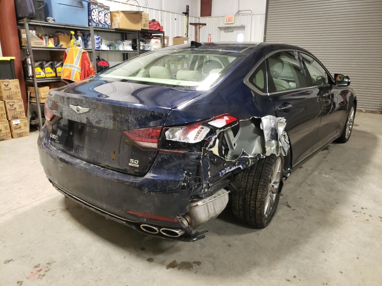 Photo 4 from auction – 2018 GENESIS G80 ULTIMA with VIN KMHGN4JF3JU253944