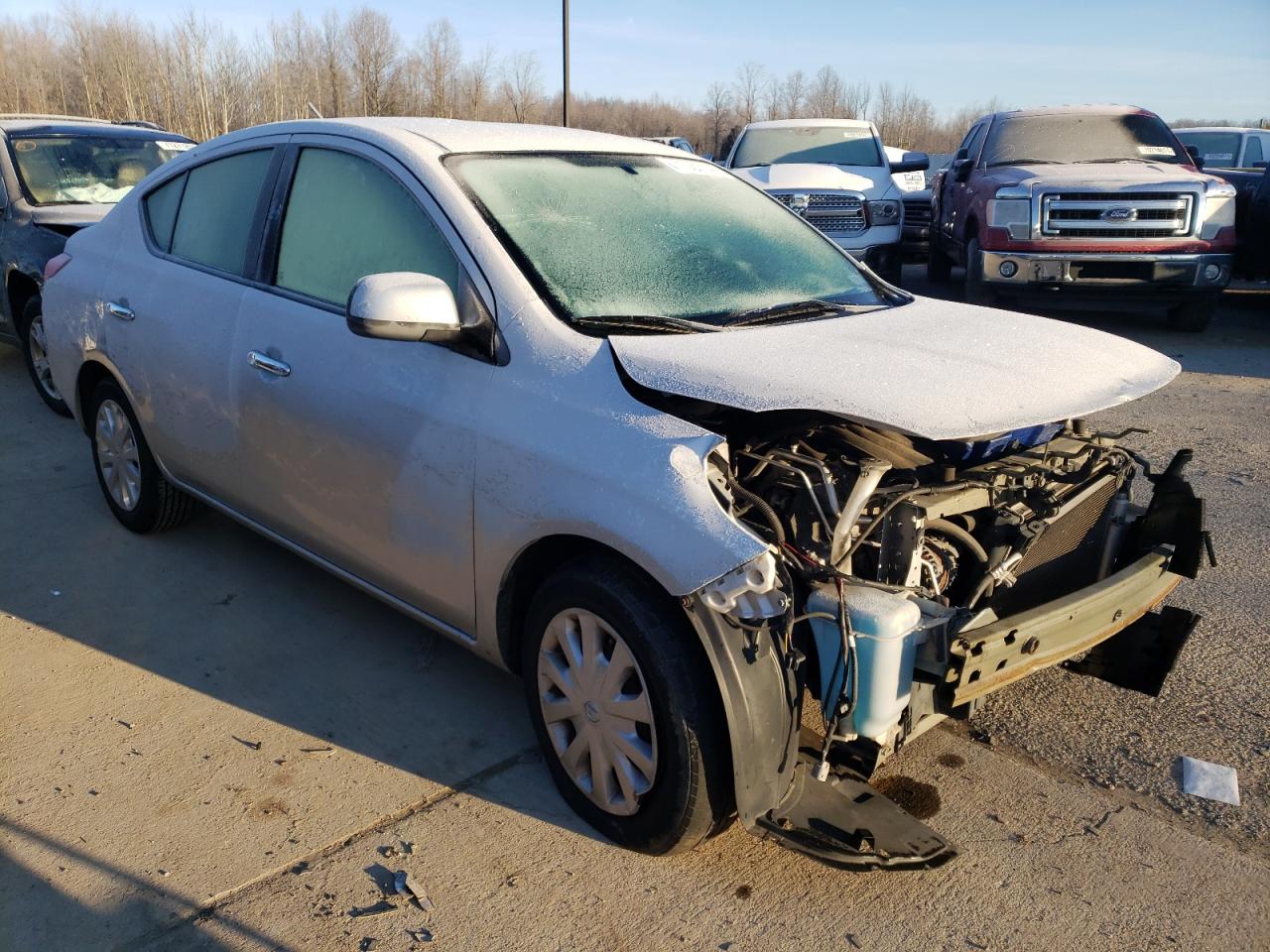 NISSAN VERSA S 2012 with VIN 3N1CN7AP2CL905580 - Photo from auction