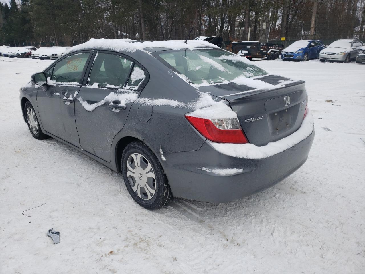Photo 3 from auction – 2012 HONDA CIVIC with VIN JHMFB4F31CS003171