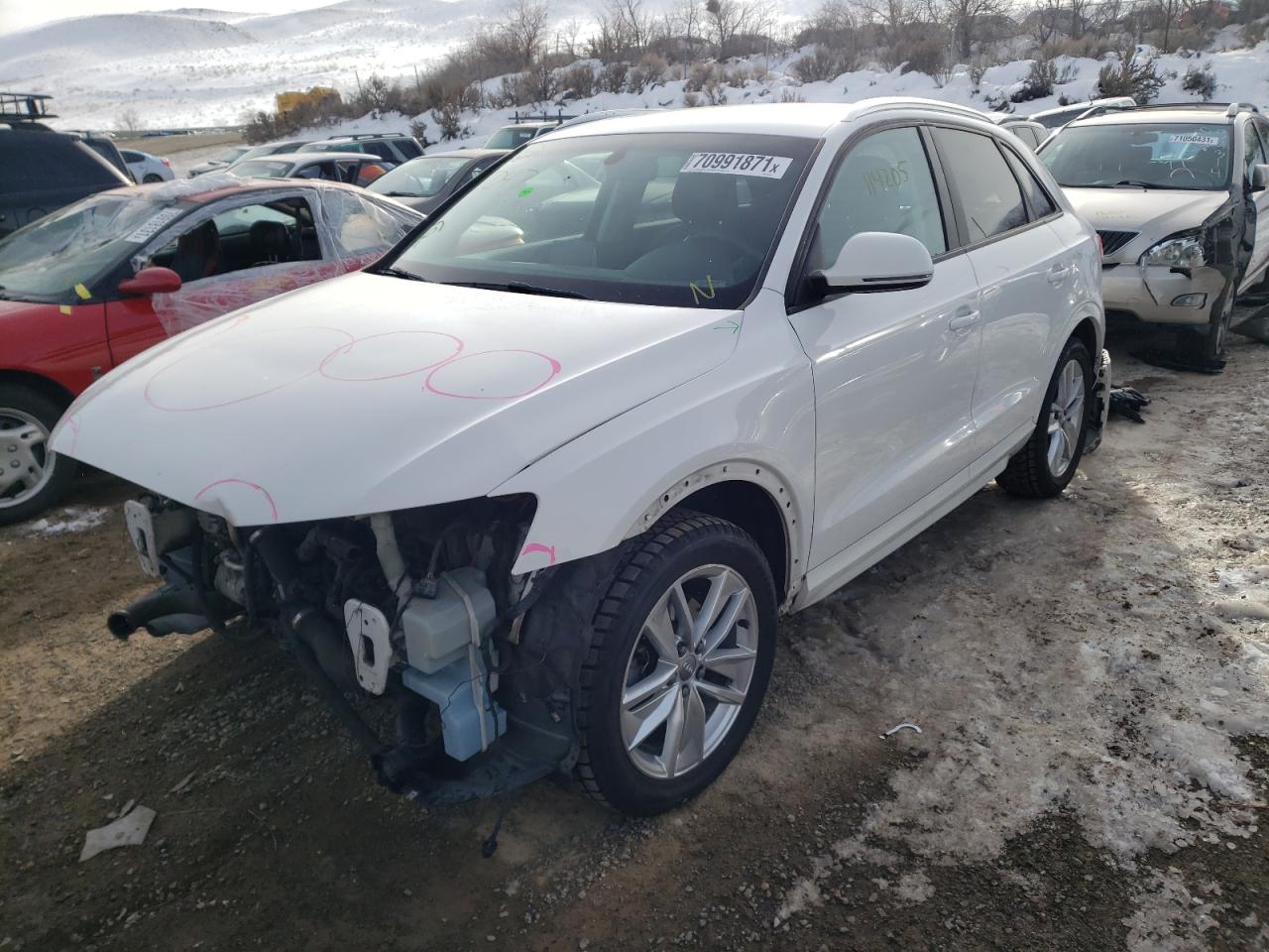 Photo 2 from auction – 2017 AUDI Q3 PREMIUM with VIN WA1ECCFS0HR014733