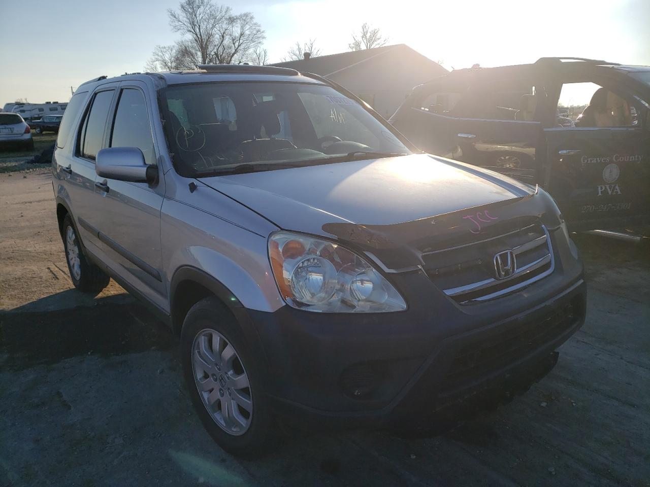 HONDA CR-V EX 2005 with VIN SHSRD78835U344230 - Photo from auction