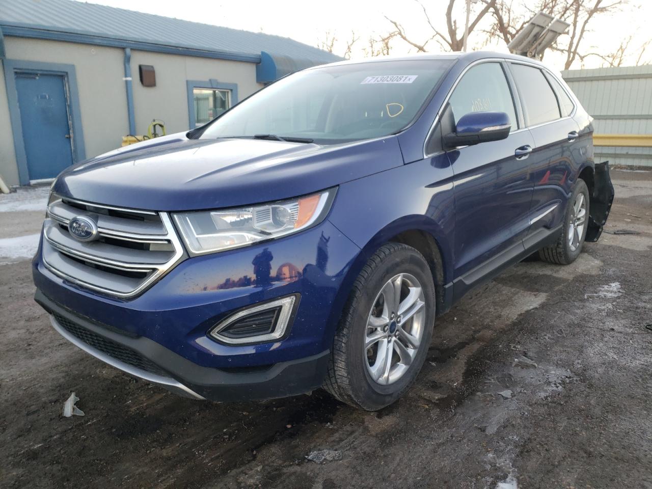 Photo 2 from auction – 2015 FORD EDGE SEL with VIN 2FMTK3J95FBB59752