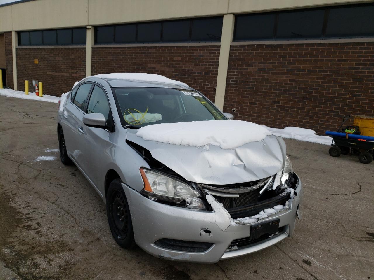 NISSAN SENTRA S 2014 with VIN 3N1AB7AP1EY207709 - Photo from auction