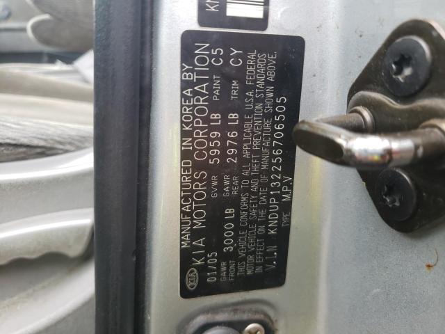 Photo 10 from auction – 2005 KIA SEDONA EX with VIN KNDUP132256706505