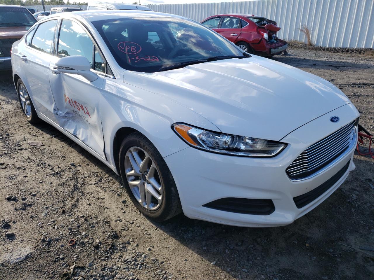 FORD FUSION SE 2016 with VIN 3FA6P0H72GR190312 - Photo from auction