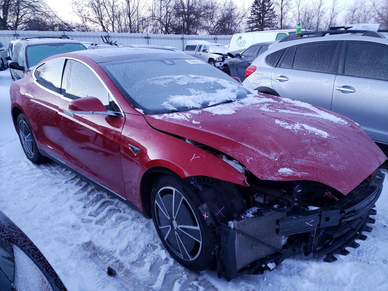 TESLA MODEL S 2014 with VIN 5YJSA1H28EFP62888 - Photo from auction