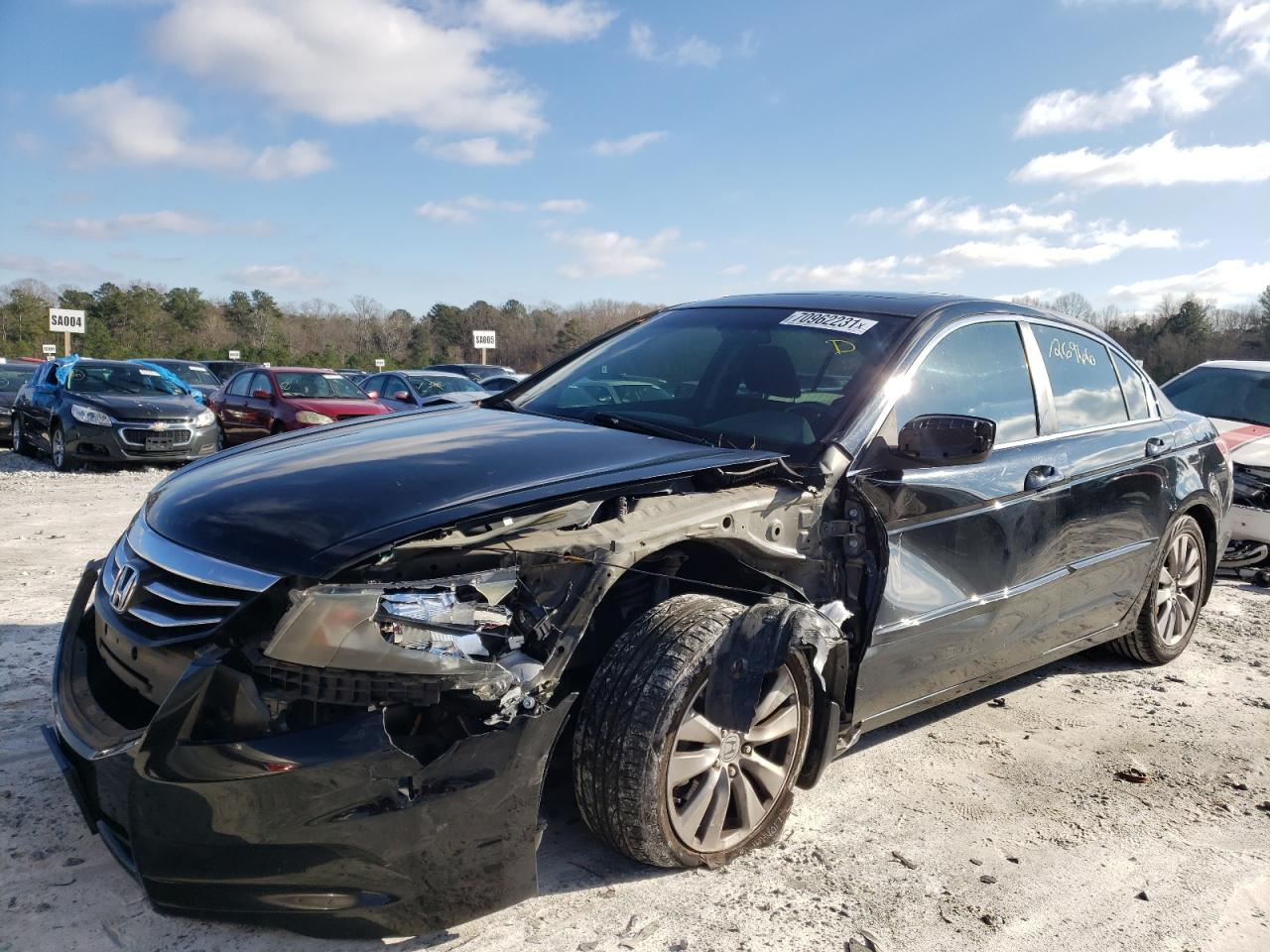 Photo 2 from auction – 2011 HONDA ACCORD EX with VIN 1HGCP2F7XBA071505