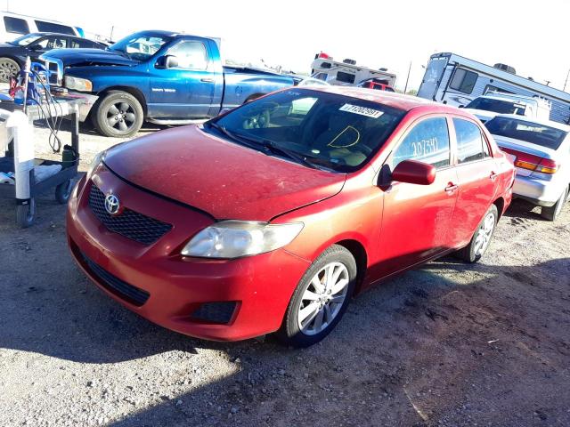 Photo 2 from auction – 2009 TOYOTA COROLLA BA with VIN 1NXBU40E89Z017338
