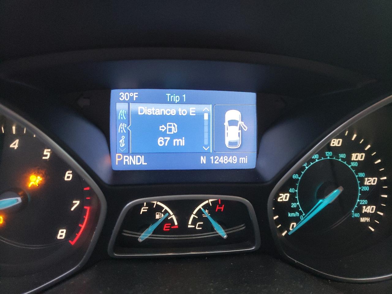 Photo 8 from auction – 2014 FORD FOCUS SE with VIN 1FADP3F20EL283552